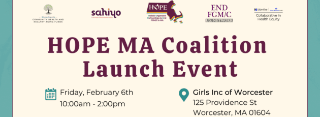 Save the Date: February 6th, 2025, HOPE MA Coalition Launch Event